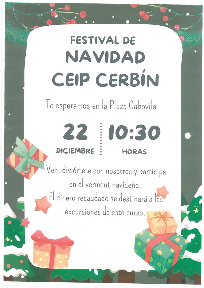 Imagen Festival de Navidad CEIP Cerbín