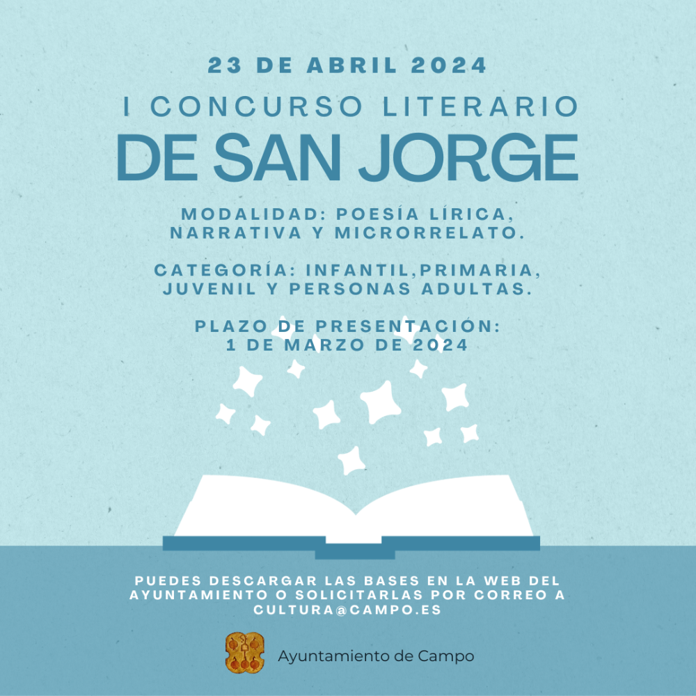 Imagen I Concurso literario de San Jorge