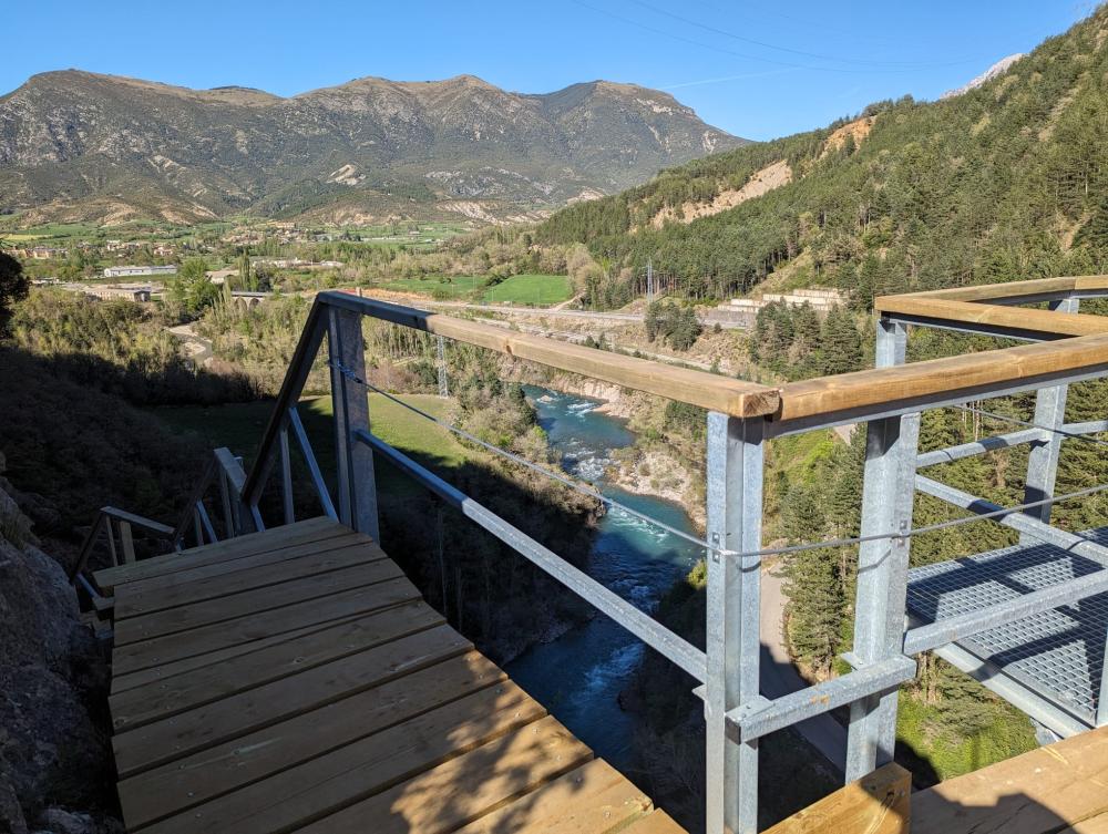 Imagen Apertura ferrata y pasarelas de Refogons y puente Rompiu