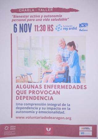 Imagen Charla-taller "Bienestar activo y autonomía personal para una vida...