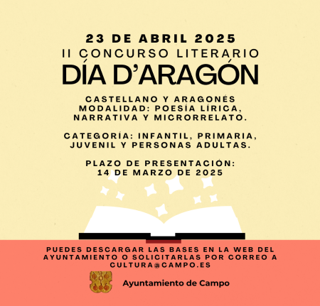 II Concurso literario en castellano y aragonés