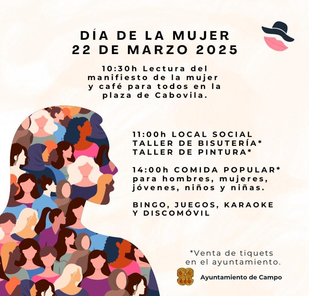 Imagen El 22 de marzo celebraremos el día de la mujer en Campo