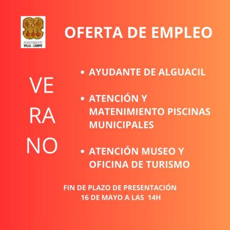Imagen Ofertas de trabajo en Campo