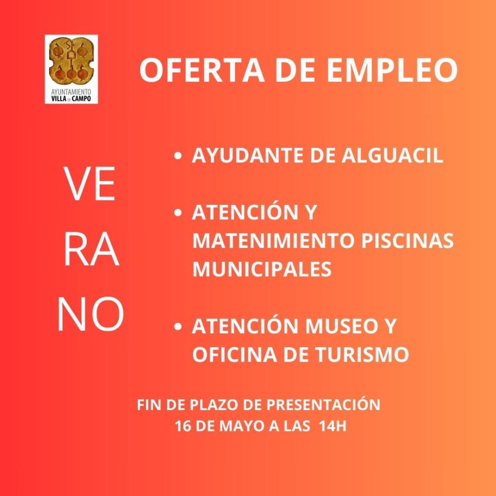 Imagen Ofertas de trabajo en Campo