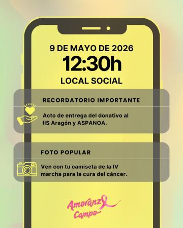Imagen Acto de entrega del donativo al IIS Aragón y ASPANOA