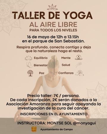 Imagen Yoga solidario al aire libre en Campo