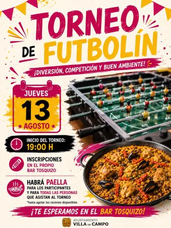 Imagen Torneo de Futbolín – Fiestas de Campo 2026